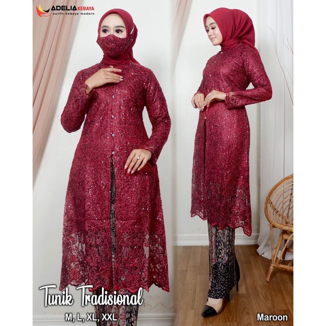 KEBAYA ORIGINAL//KEBAYA MODERN//SET TUNIK TRADISIONAL//Kode ADK