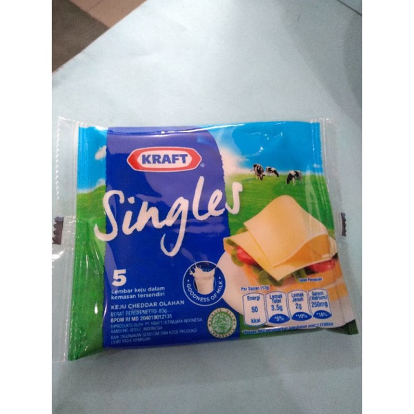 KRAFT SINGLE 5 SLICES 75 GR