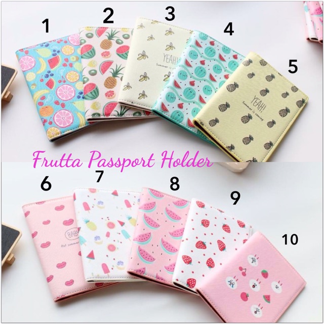 FRUTTA PASSPORT COVER