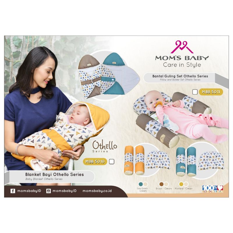 Mom's Baby Bantal Guling Set Othello Series (MBB5011)/Bantal Bayi