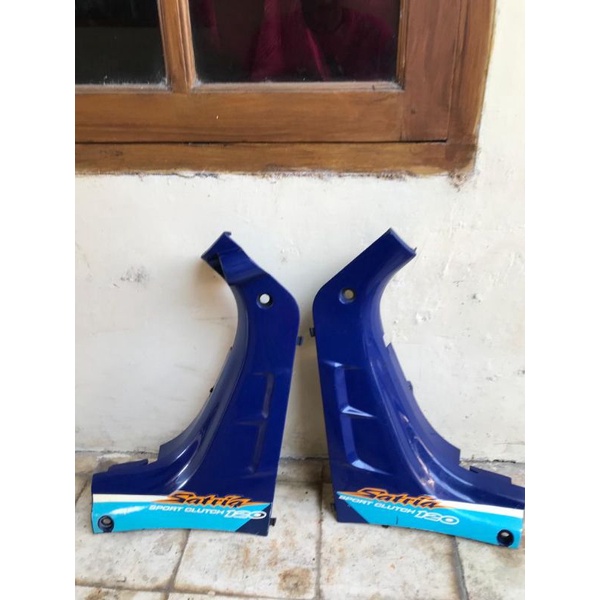 Bodi Depan Legsil Sayap Dalam Suzuki Satria R 120 CC New Biru Original Bekas