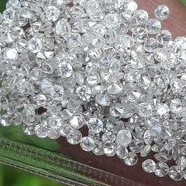 RESTOCK BERLIAN ASLI NATURAL DIAMOND EROPA ORIGINAL PUTIH Tabur 3mm Gugur 10 Murah Bukan Berlian Ban