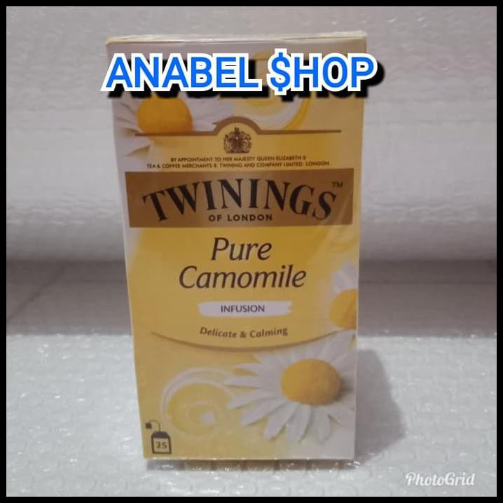 

p3gy teh twinings of london pure camomile tea bag twining import 475l