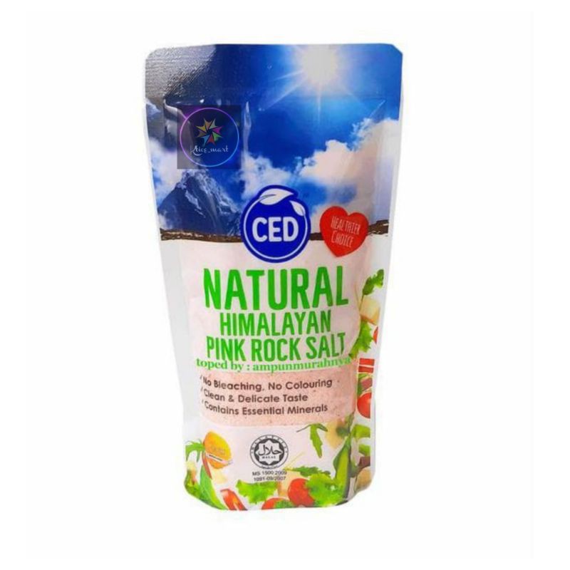 

Garam Himalaya/ced natural himalayan pink rock salt 500gr/salt Import