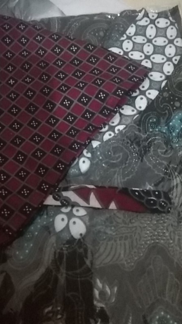 Tey-17 Batik Wanita Asj Sa Hrb026 Kenongo Kemeja Tosca Pendek