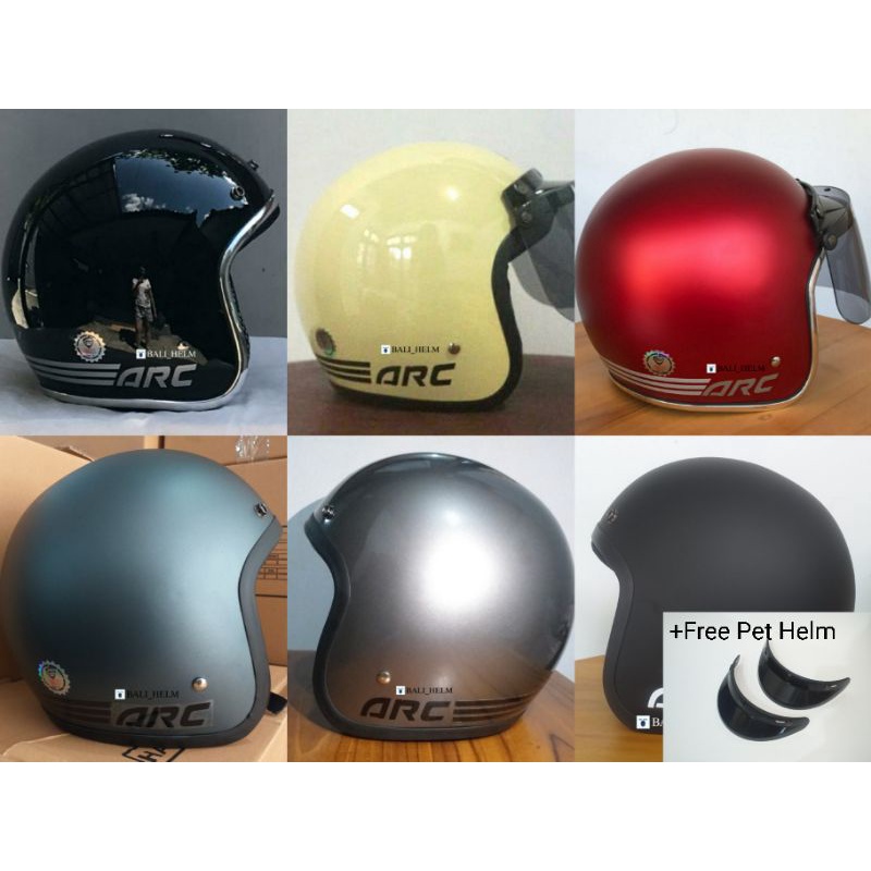 Helm ARC AIZO+kaca BOGO