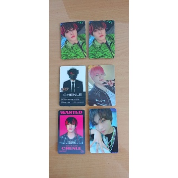 PC JENO SCRATCH LENTI CHENLE, HAECHAN GLITCH + LENTI CHENLE, CHENLE DIGIPACK