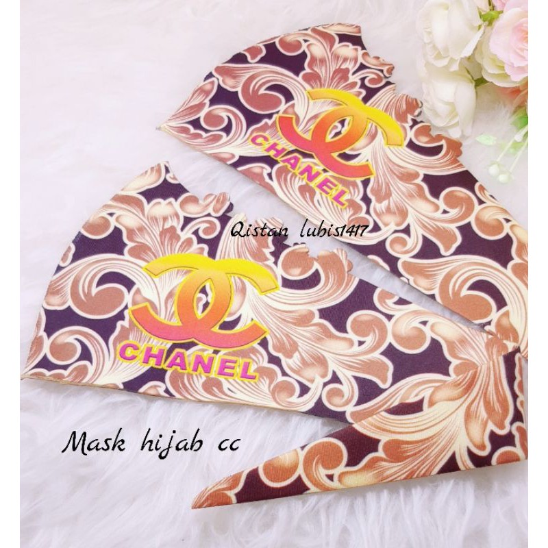 masker hijab gerigi motif beli 10 free 2