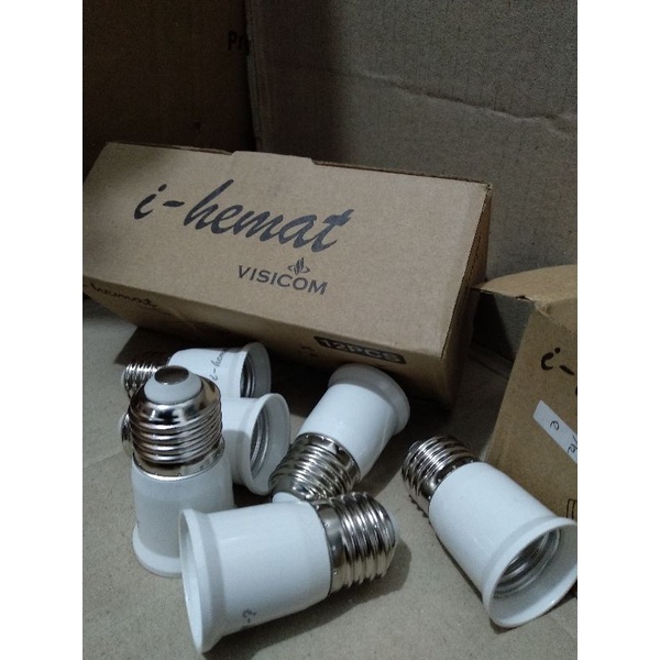 Fitting Sambungan/Fitting Hemat Visicom E-27 Pendek