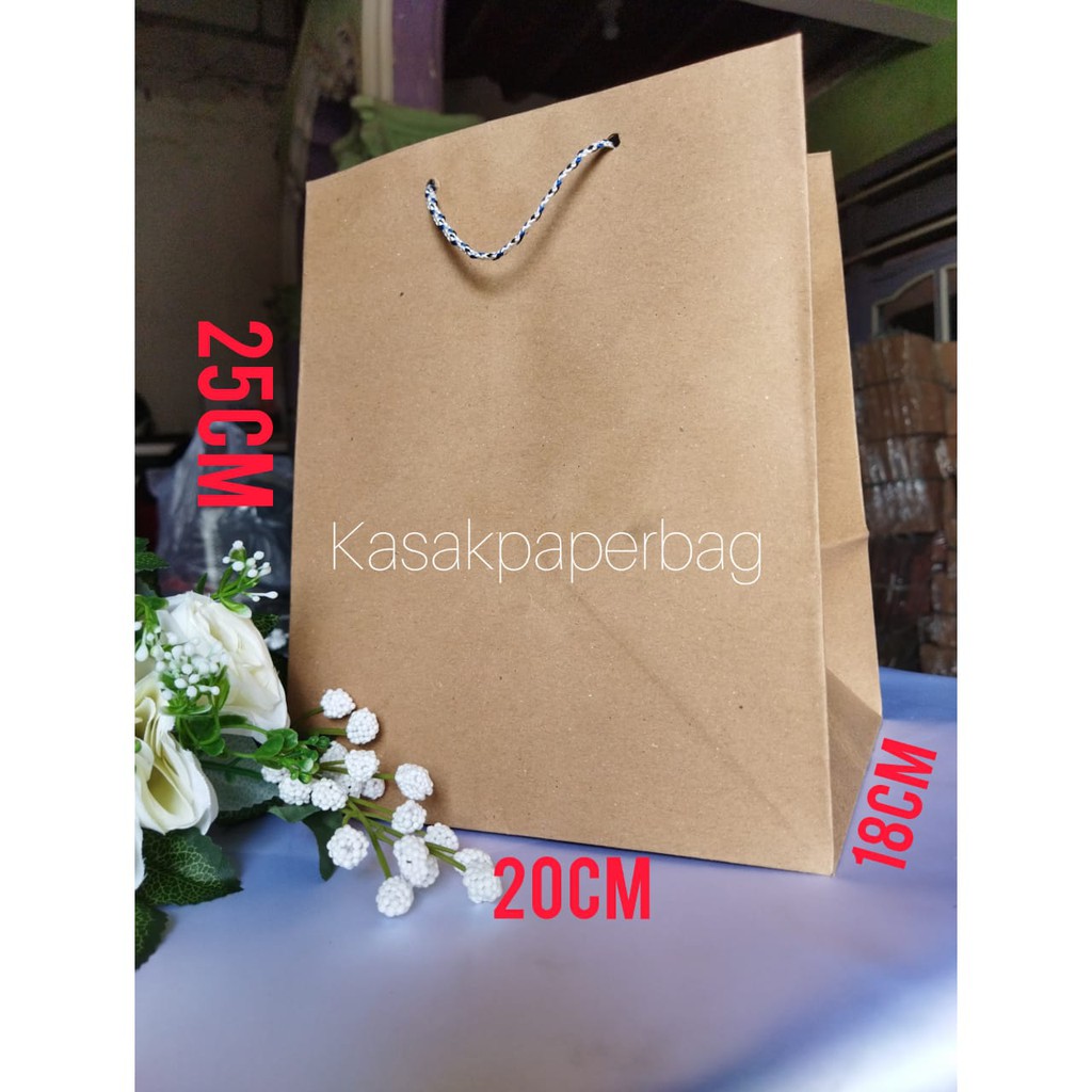 

PAPERBAG COKLAT [20x25x18] TUMPENG MINI