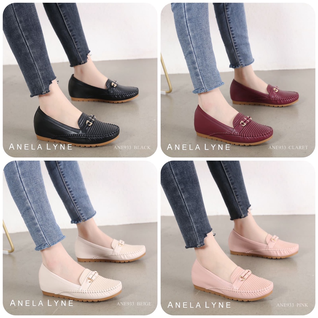 ANELA LYNE RAFAEL SEPATU WEDGES ANE933 ORIGINAL