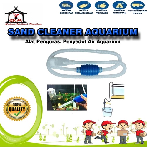 Sand Cleaner Aquarium Alat Penguras, Penyedot  Air Aquarium