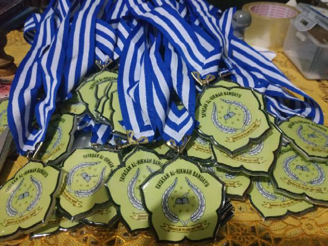 MURAH KALUNG KELULUSAN Kalung wisuda Medali Wisuda Akrilik Coating Resin Lycal Pita