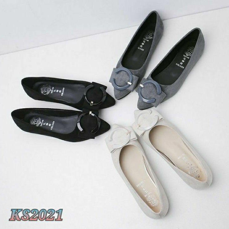 [SALE] FLAT SHOES SPRING KOREAN STYLE KS2021 IQ #Realstock