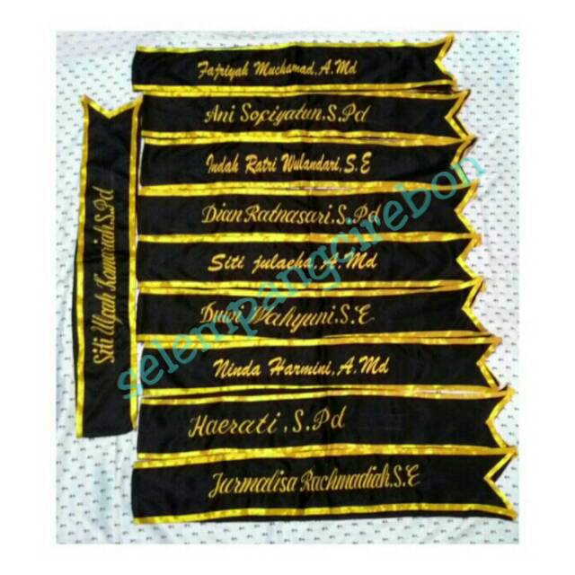 SELEMPANG WISUDA . SELEMPANG BORDIR