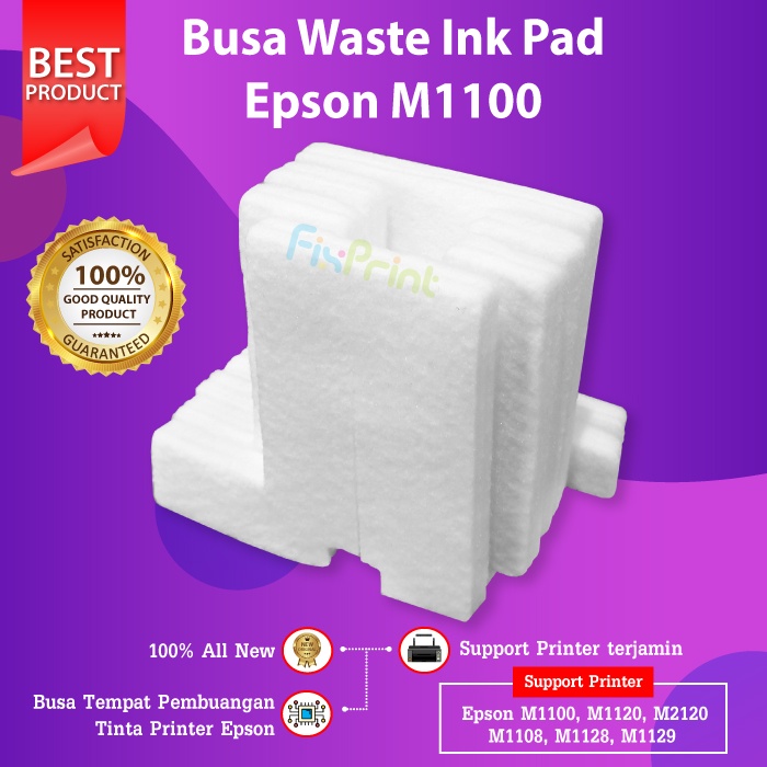 Inkpad Busa Printer Epson M1100 M1120 M2120 M1108 M1128 M1129