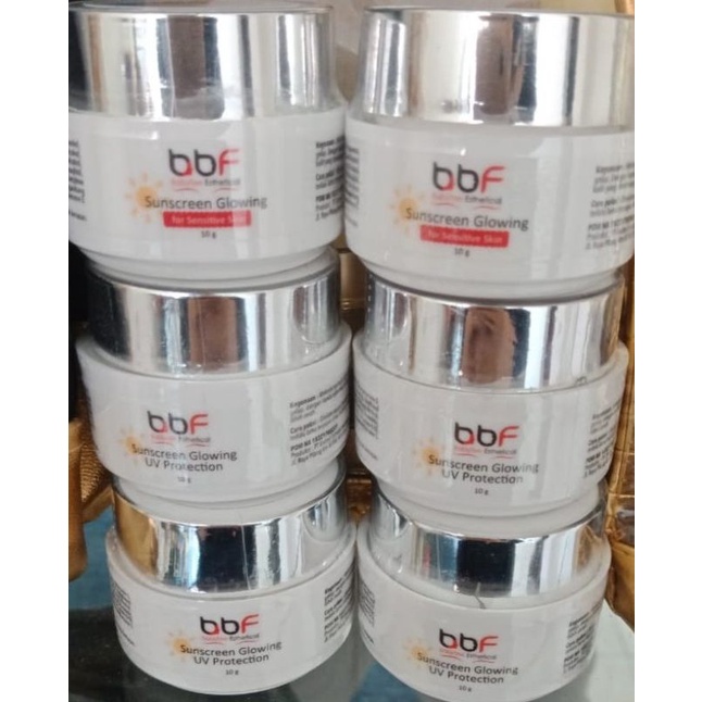 bbf suncreen/day cream/day spf/suncreen glowing