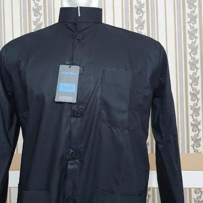 ◙ Baju Koko Ammu Collection Warna Hitam ✵