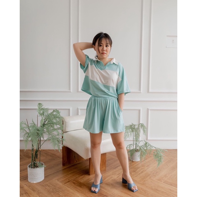IWEARGRACIE X TIFF - EUN BI SET / SETELAN WANITA / SETELAN CELANA PENDEK WANITA