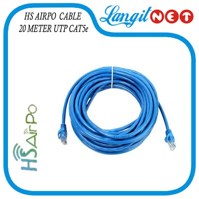 HS AIRPO  CABLE 20 METER UTP CAT5e