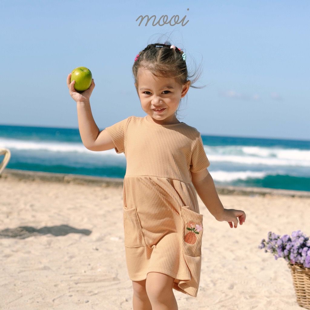 Mooi Baby Rib Pocket Dress New colors / Dress Bayi