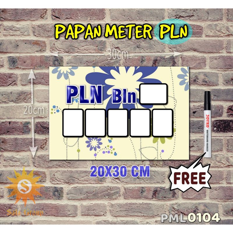 

Safa Papan Meter Listrik PLN PAM motif Unik - Floral 04