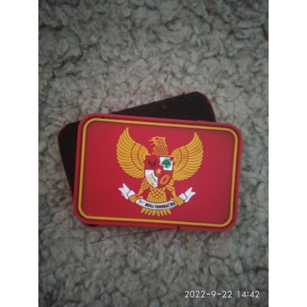 Logo Garuda / Emblem patch rubbber garuda