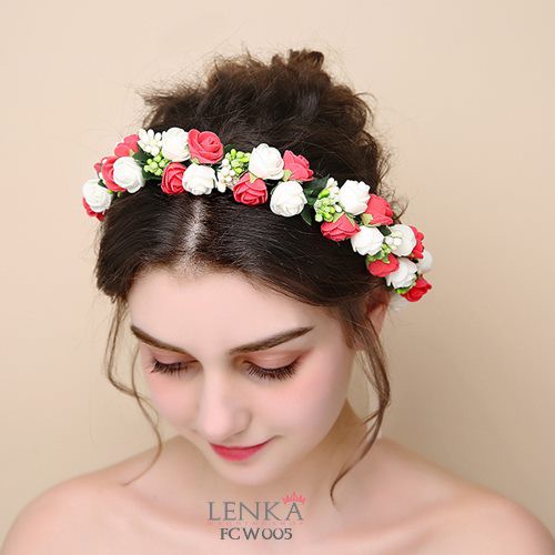 [STOK TERBATAS] AKSESORIS PESTA FLOWER CROWN BRIDESMAID WEDDING FCW005