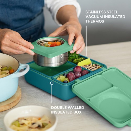 OmieBox Bento Box V2 - Meadow Green