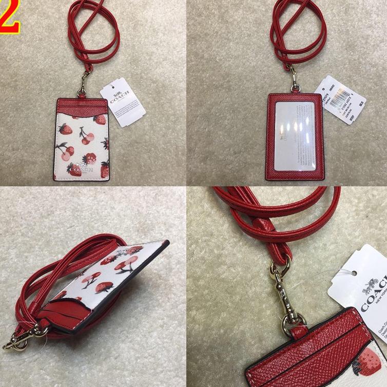 

(S-OAO} (✉} card holder / Coach F65573 original/ Kartu kerja /tag / lanyard/ name tag holder/ID Card holder //langsung kirim}
