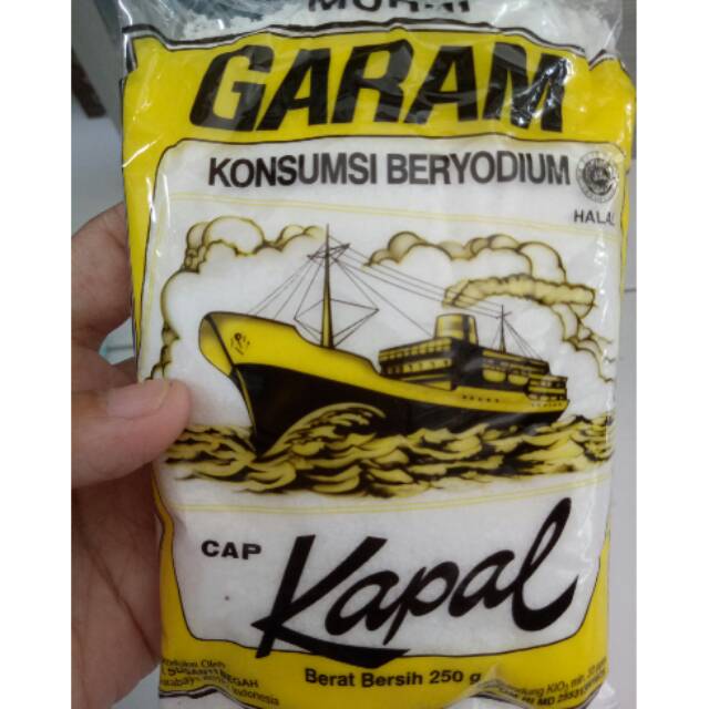 

Garam Cap Kapal - 250 gram