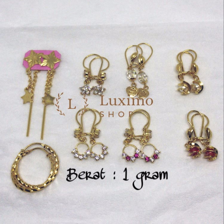 Anting Dewasa Emas Muda