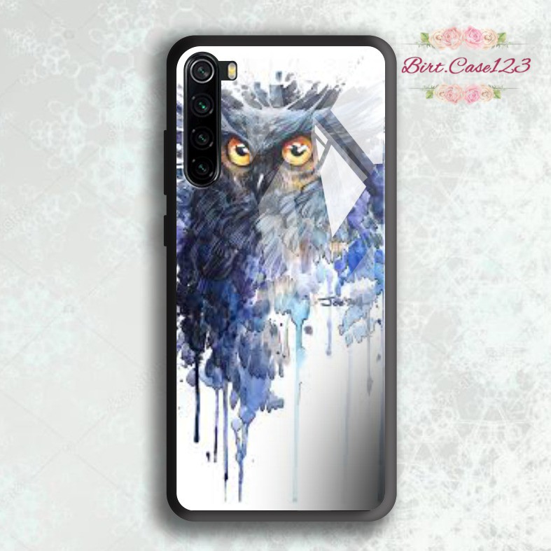 Case softcase silikon Gambar BURUNG HANTU back case glass oppo samsung vivo xiaomi realme all type