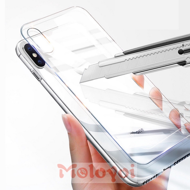 Tempered Glass Pelindung Lensa Kamera Depan + Belakang Untuk Iphone 7 6 8 Plus 12 11 Pro Max Xs Xr X Se 2020 12 Mini