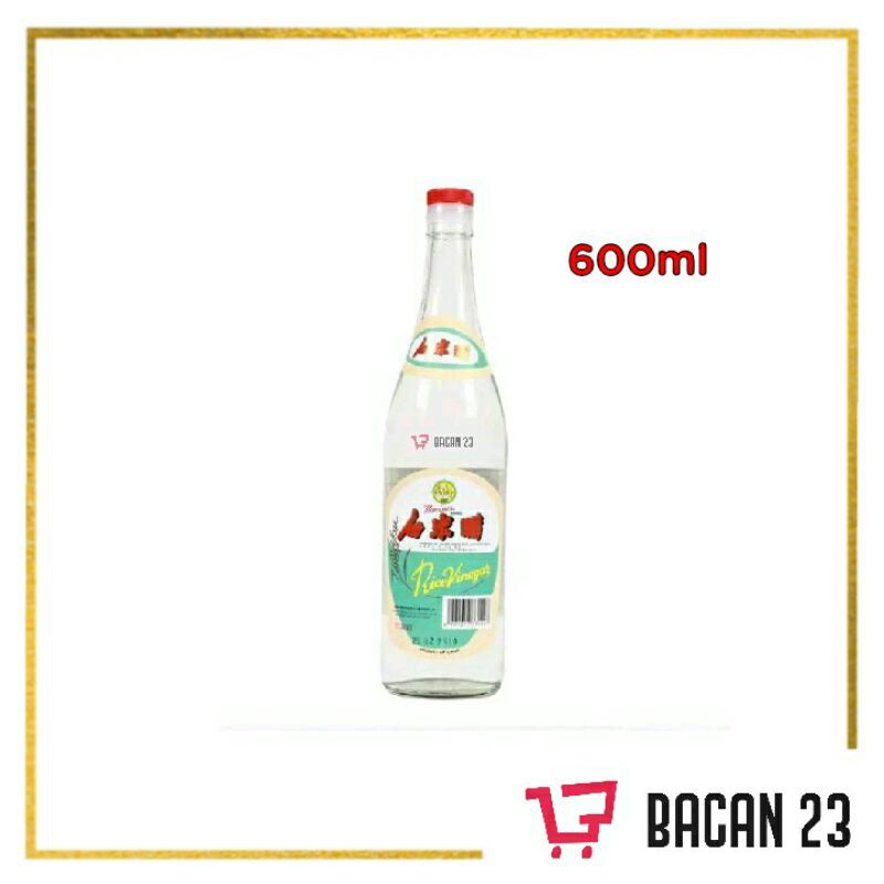 Narcissus Cuka Beras Rice Vinegar (600ml) / Cuka Fermentasi / Cuka Botol Besar / Bacan 23 - Bacan23