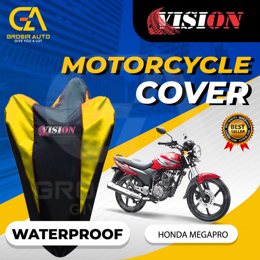 Sarung Motor MEGA PRO Antiair Vision / Cover Selimut Penutup Sarung Mantel Motor Vision