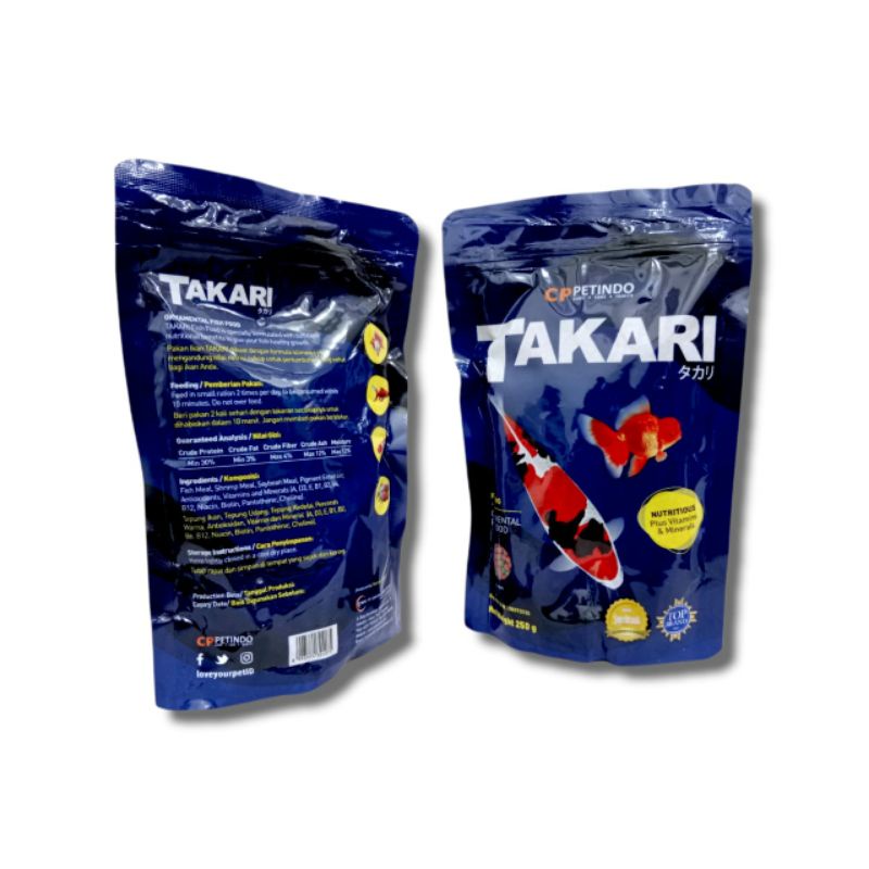 PROMO MURAH Makanan ikan Hias  TAKARI 500GR