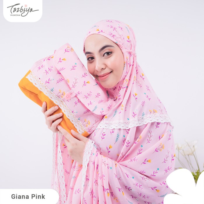 

MUKENA TAZBIYA KOMBINASI GIANA SERIES ALLSIZE / MUKENA DEWASA - PINK