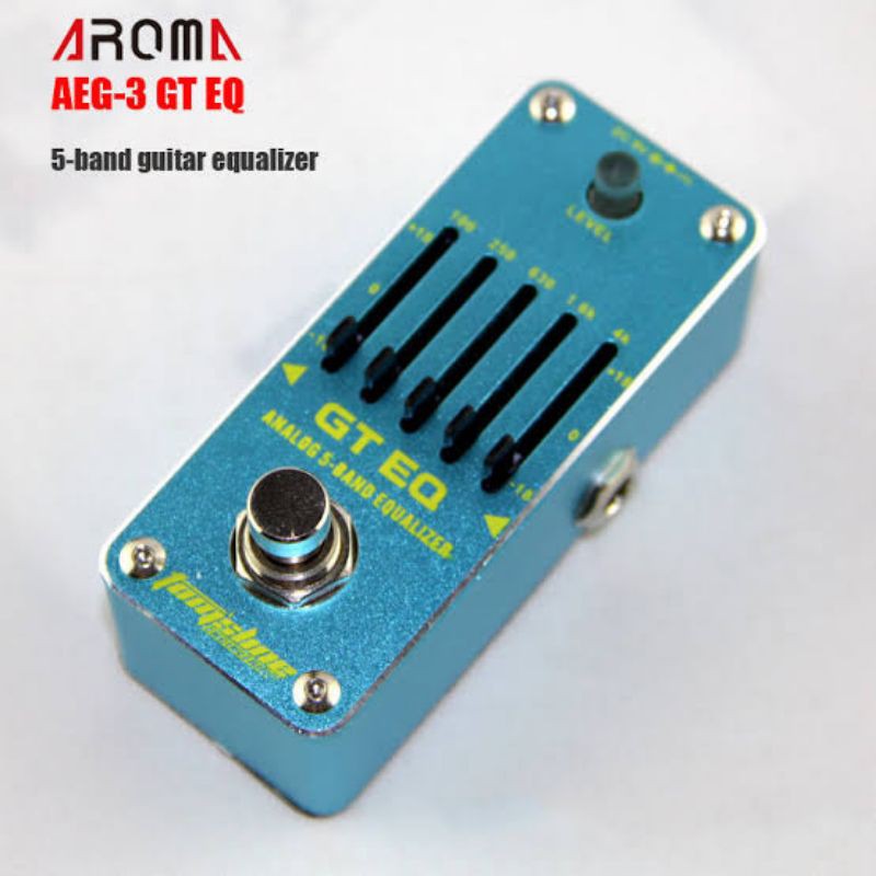 EFEK GITAR TOMSLINE MINI AROMA AEG3 AEG 3 5BAND EQUALIZER