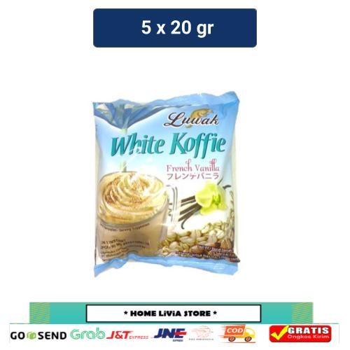 

Luwak White Koffie French Vanila Bag 5x20gr