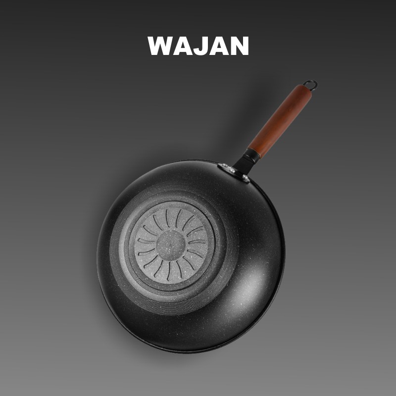 Panci Teflon Warna Cookware Frypan Saucepan set lengkap teflon panci 3 PCS + PISAU