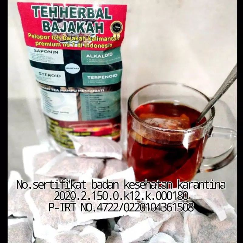 

Tehherbal bajakah kemas isi 15pcs bisa 2xpakai