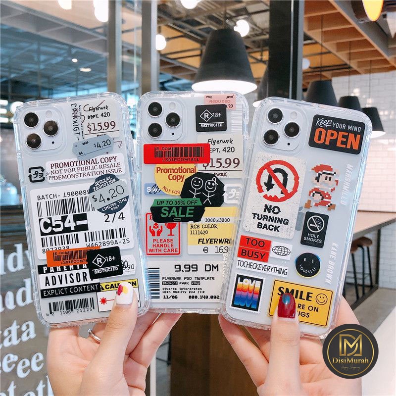 DISIMURAH Fashion Case sticker Fashion Case for all type Softcase dan Hardcase FOR tipe hpIPHONE 5 I