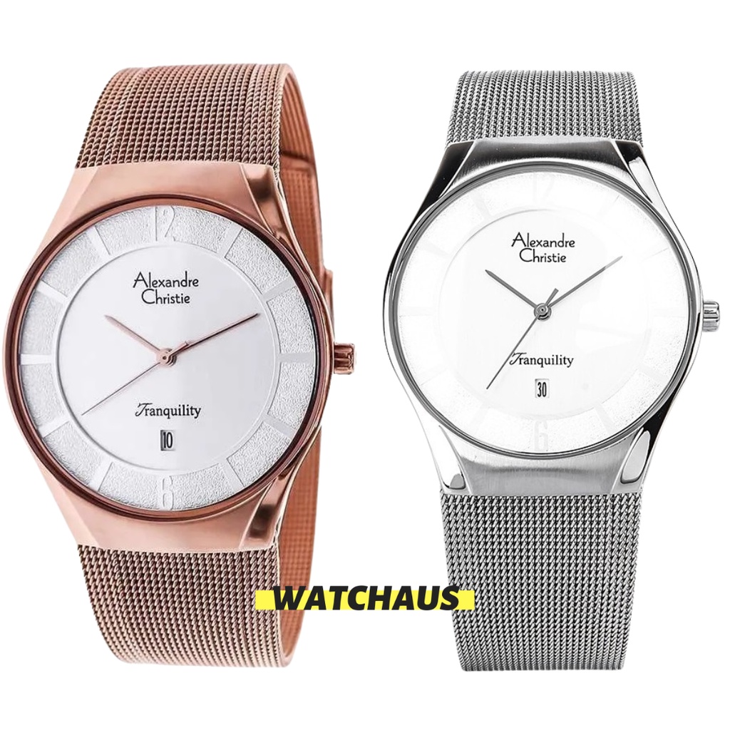 JAM TANGAN PRIA ALEXANDRE CHRISTIE AC8331 AC 8331 MDB STAINLESS STRAP