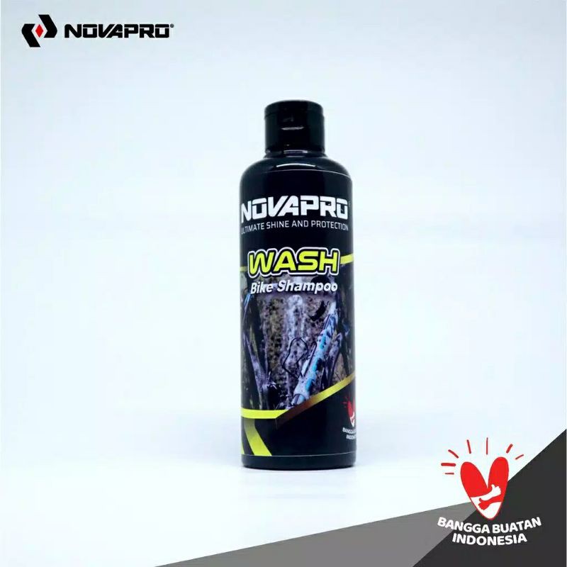 NOVAPRO WASH cairan shampo sepeda 250ml sampo Pembersih kendaraan bike MTB Roadbike seli