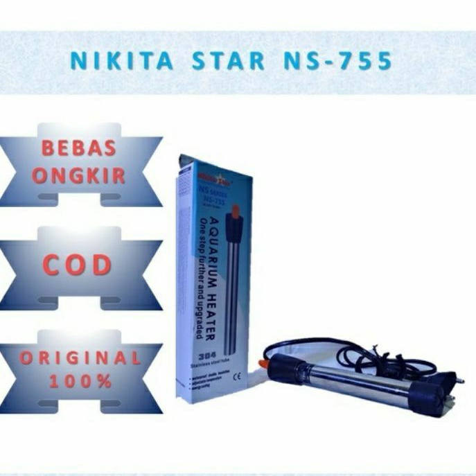 HEATER STAINLESS NIKITA STAR NS-75 S / HEATER STAINLES NIKITA STAR 75 WATT