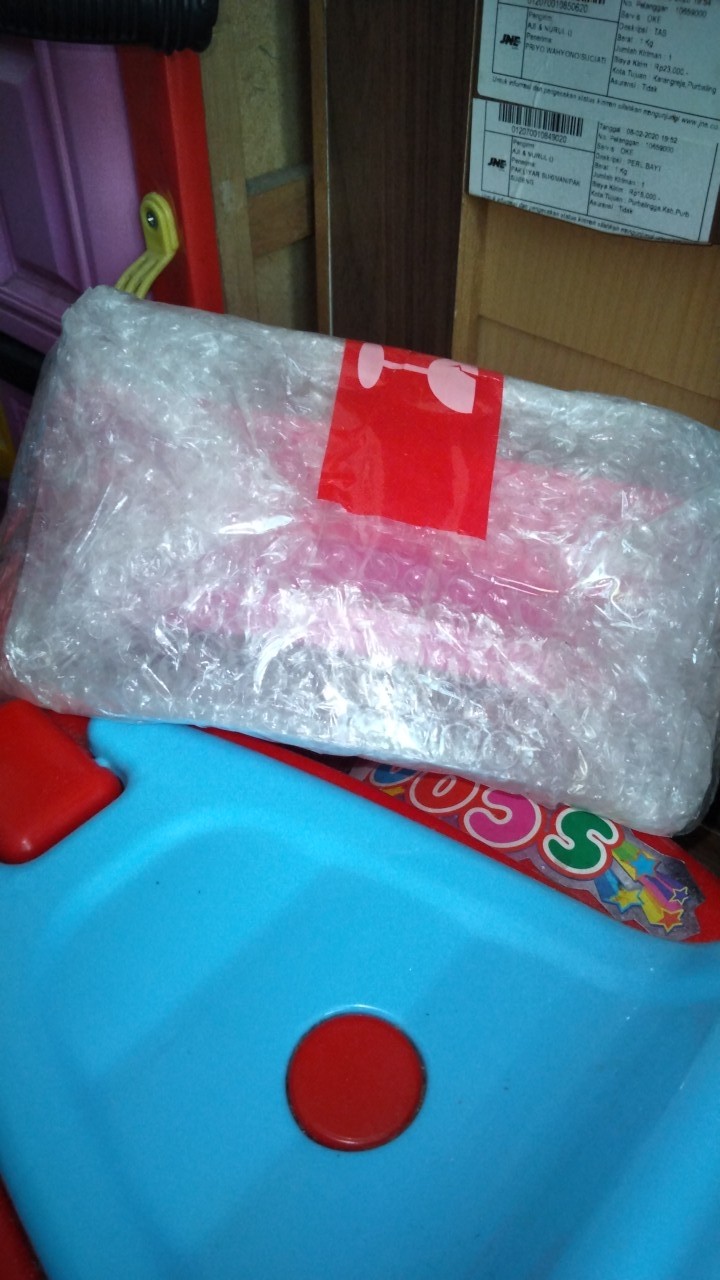 Tempat Bolu / Tempat Kue / Tempat Roti Bulat + Tutup Bening