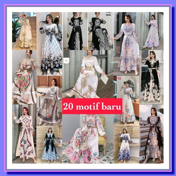 Ethnic Maxi Dress / Dress Zara Rayon Etnik Import Bangkok Bkk Gamis Sale Dress Maxi Estilo Eleg