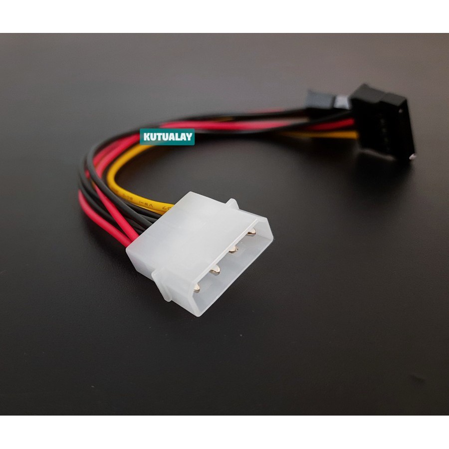 Kabel Power SATA Converter Molex to SATA Cabang 2