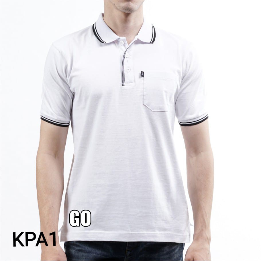 BB KPA1 CRESSIDA KAOS POLO T-Shirt Cowok Pakaian Pria Lengan Pendek Baru